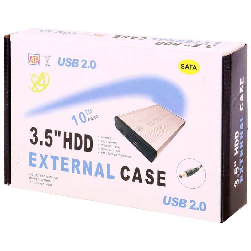 باکس هارد 3.5 اینچی HDD ایکس فورتک + آداپتور