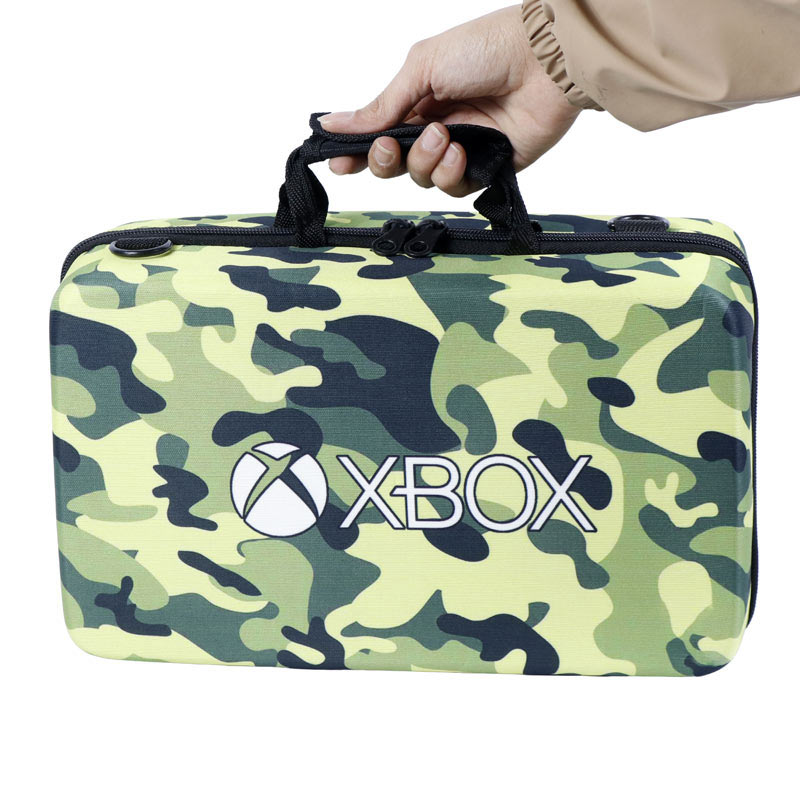 کیف کنسول بازی XBOX Series S طرح چریکی سبز زرد