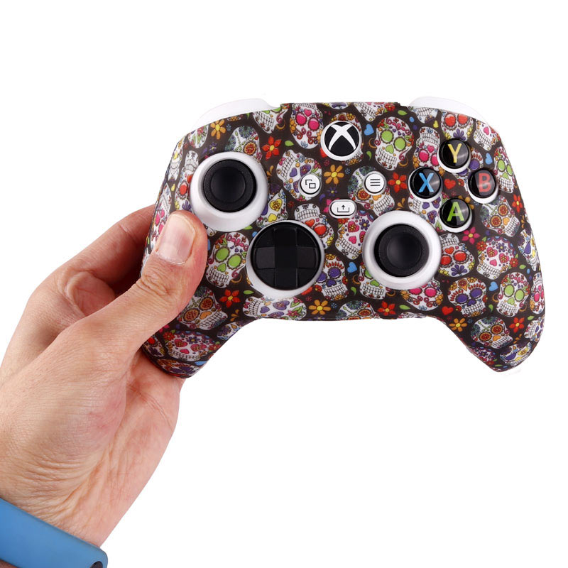 روکش دسته بازی Xbox X/S طرح اسکلت گلدار