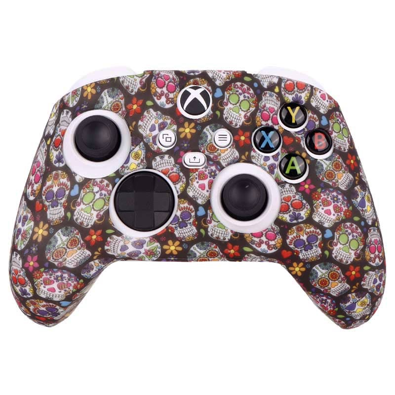 روکش دسته بازی Xbox X/S طرح اسکلت گلدار
