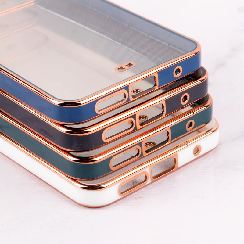 قاب Chrome دور طلایی محافظ لنزدار Xiaomi Poco M4 Pro