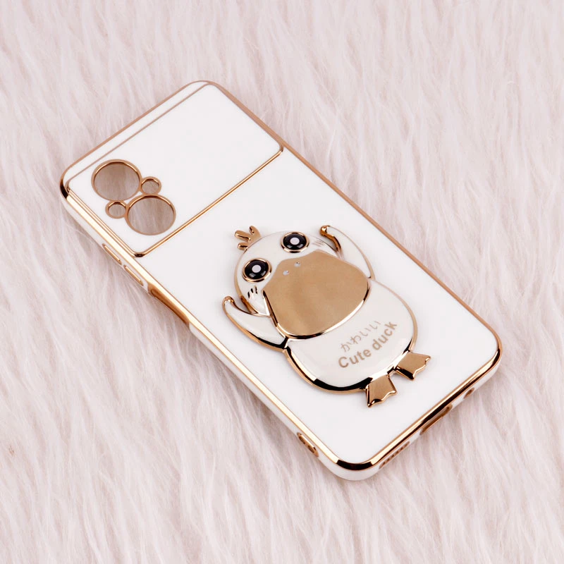 قاب My Case استند Cute Duck محافظ لنزدار Xiaomi Poco M5