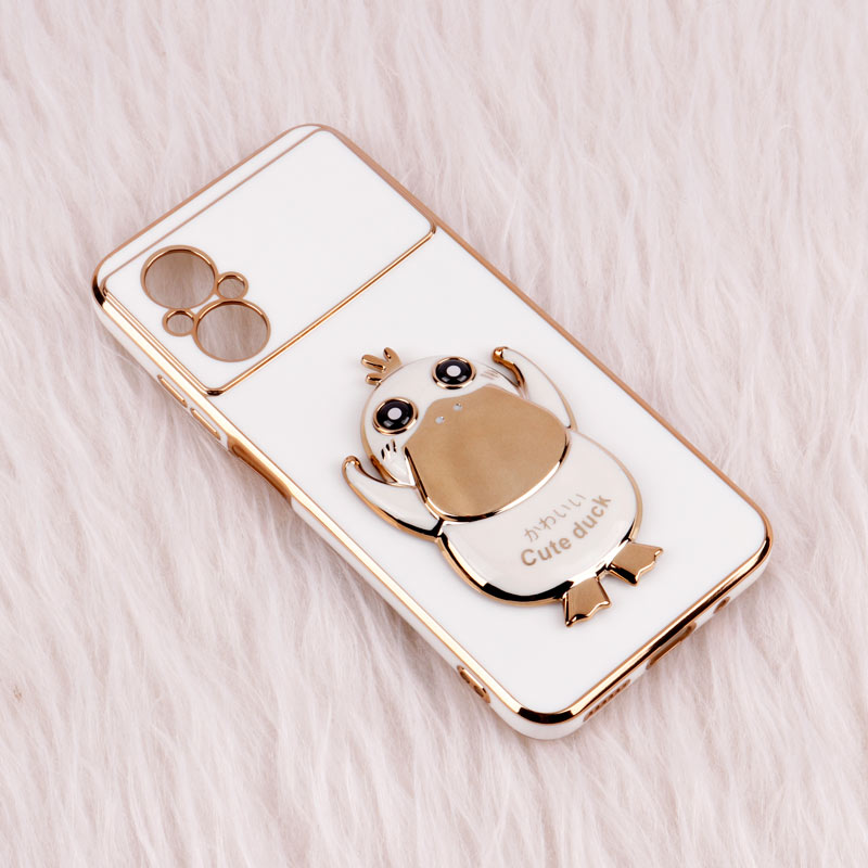 قاب My Case استند Cute Duck محافظ لنزدار Xiaomi Poco M5
