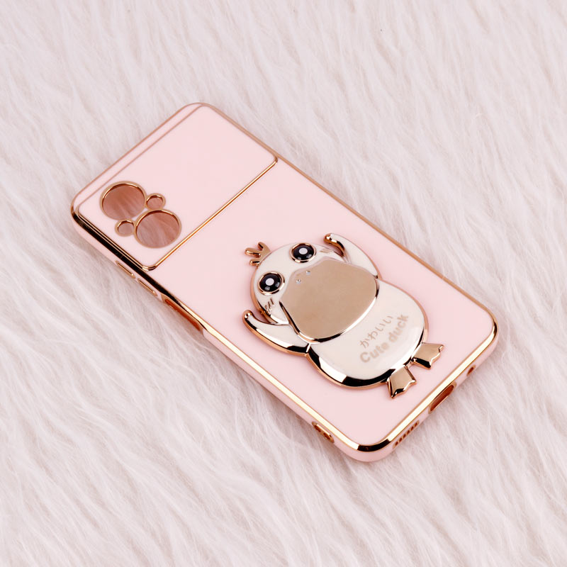 قاب My Case استند Cute Duck محافظ لنزدار Xiaomi Poco M5