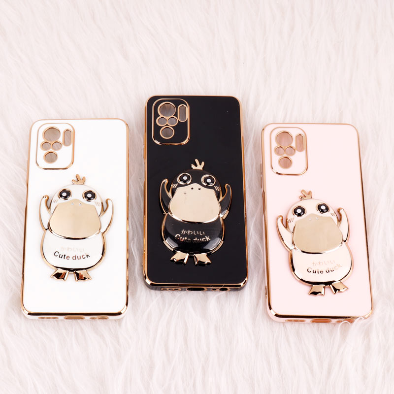 قاب My Case استند Cute Duck محافظ لنزدار Xiaomi Redmi Note 10 4G / Poco M5s
