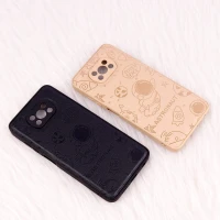 قاب ضد ضربه چرمی Astronaut محافظ لنزدار Xiaomi Poco X3