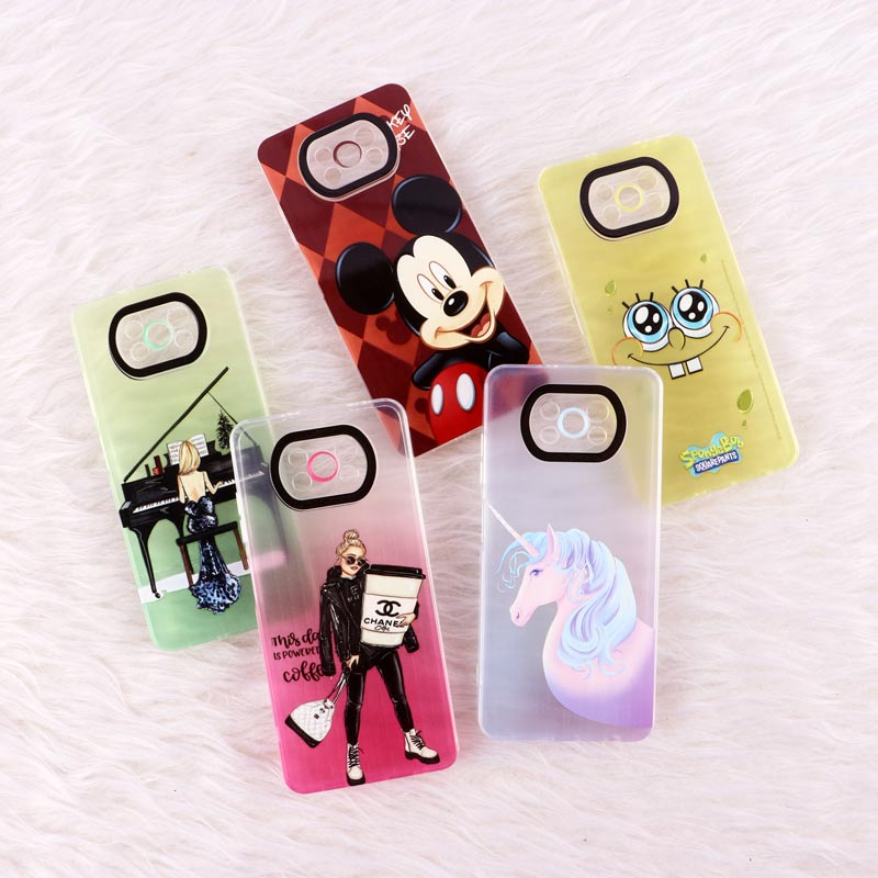 قاب ژله ای فانتزی محافظ لنزدار Xiaomi Poco X3