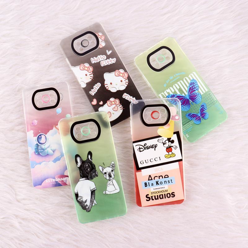 قاب ژله ای شیائومی Poco X3 فانتزی محافظ لنزدار