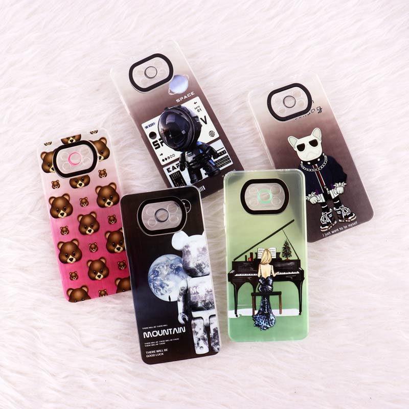 قاب ژله ای فانتزی محافظ لنزدار Xiaomi Poco X3