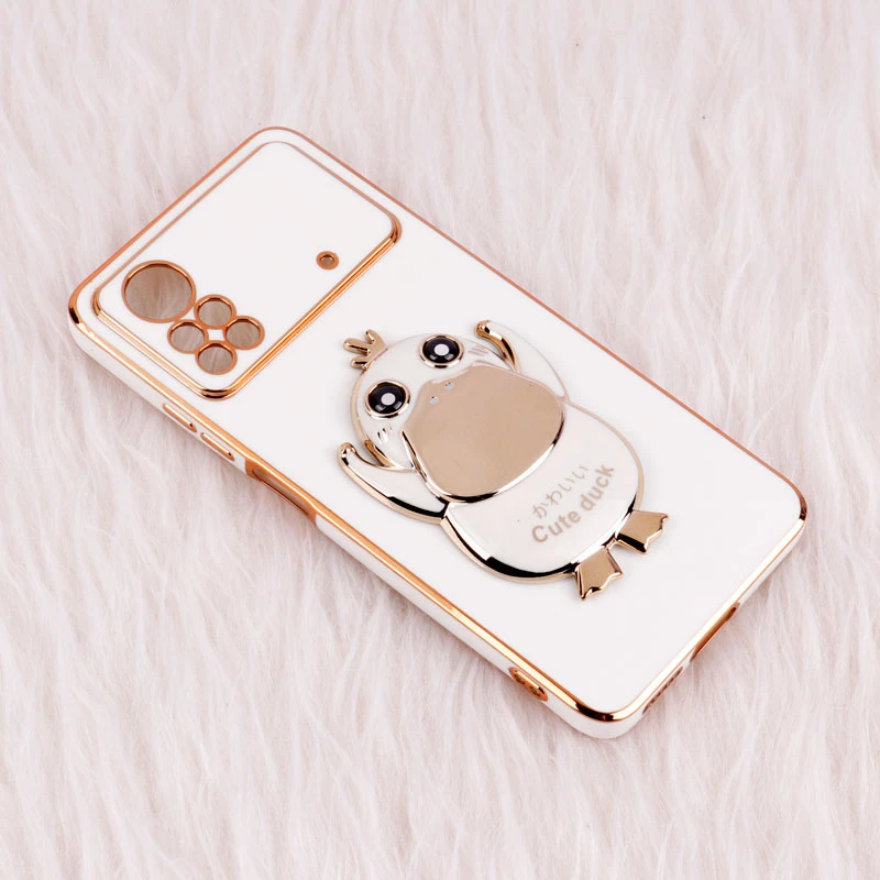 قاب My Case استند Cute Duck محافظ لنزدار Xiaomi Poco X4 Pro 5G
