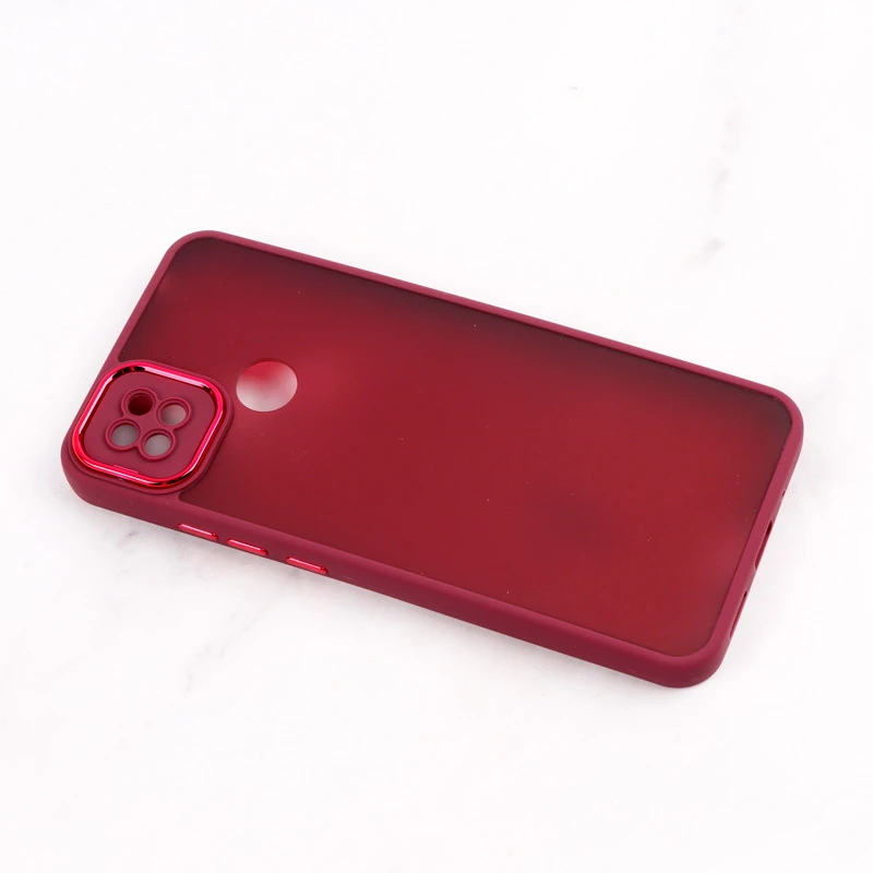 قاب PC شیائومی Redmi 10A متال ایرون پشت مات محافظ لنزدار