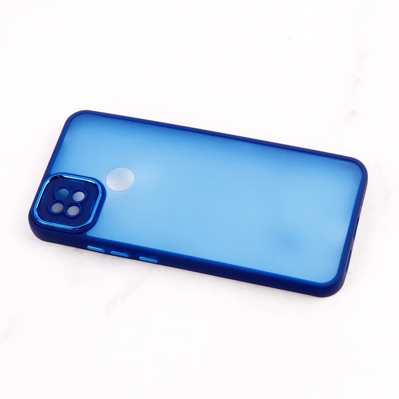 قاب PC شیائومی Redmi 10A متال ایرون پشت مات محافظ لنزدار