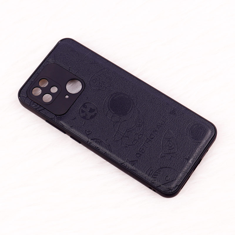 قاب ضد ضربه چرمی Astronaut محافظ لنزدار Xiaomi Redmi 10C