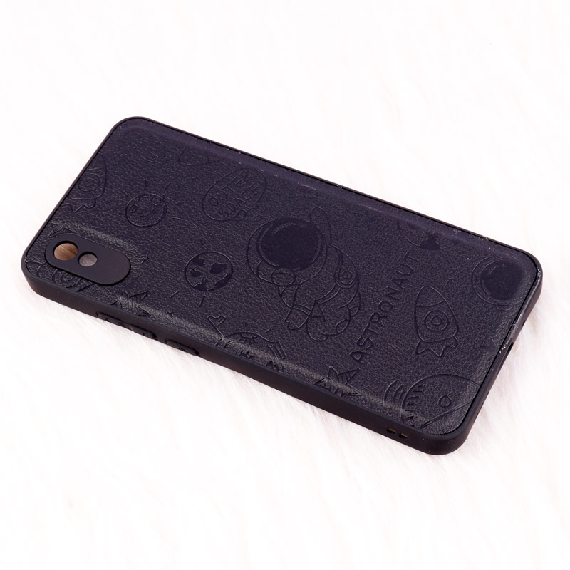قاب ضد ضربه چرمی Astronaut محافظ لنزدار Xiaomi Redmi 9A