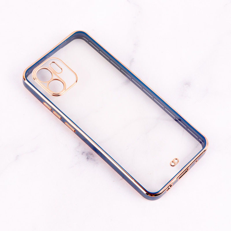 قاب Chrome دور طلایی محافظ لنزدار Xiaomi Redmi A1