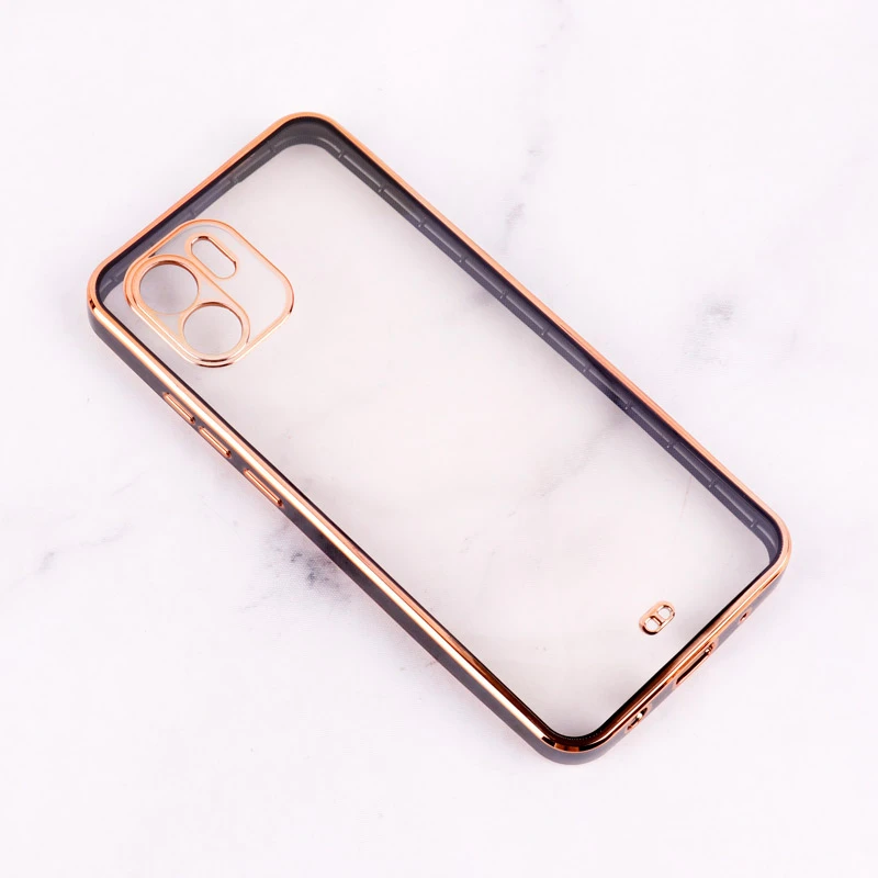 قاب Chrome دور طلایی محافظ لنزدار Xiaomi Redmi A1