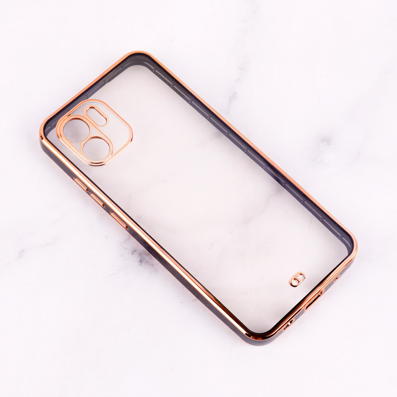 قاب Chrome دور طلایی محافظ لنزدار Xiaomi Redmi A1