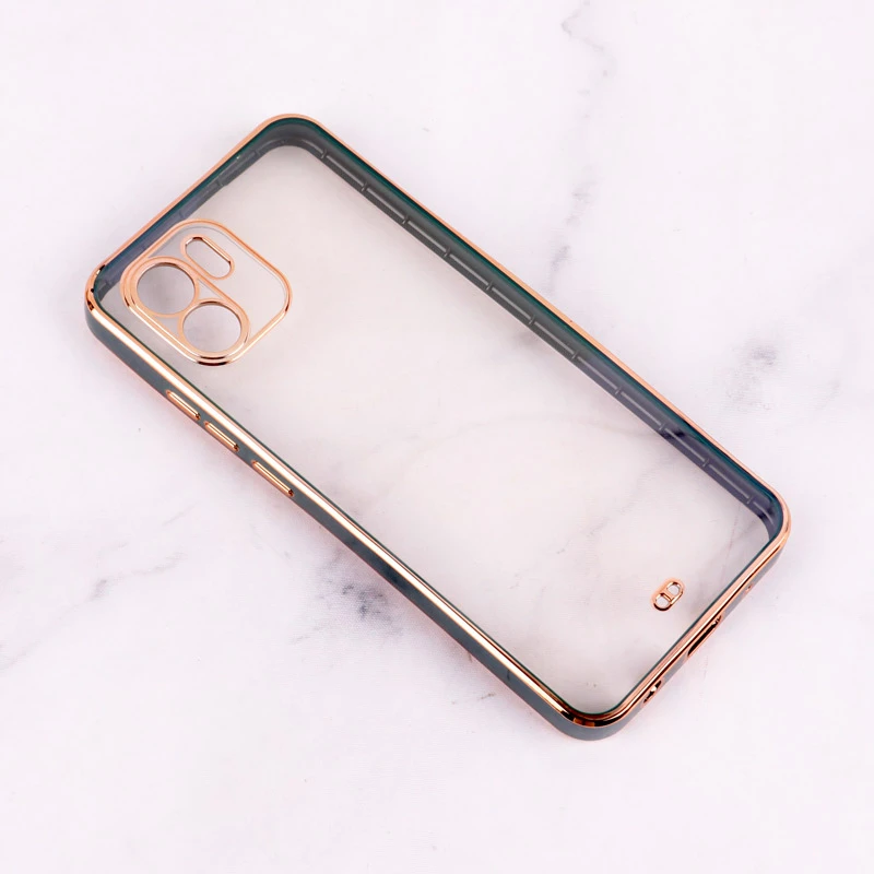 قاب Chrome دور طلایی محافظ لنزدار Xiaomi Redmi A1
