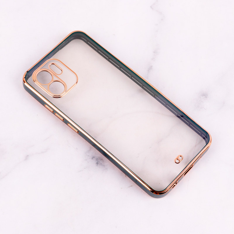 قاب Chrome دور طلایی محافظ لنزدار Xiaomi Redmi A1