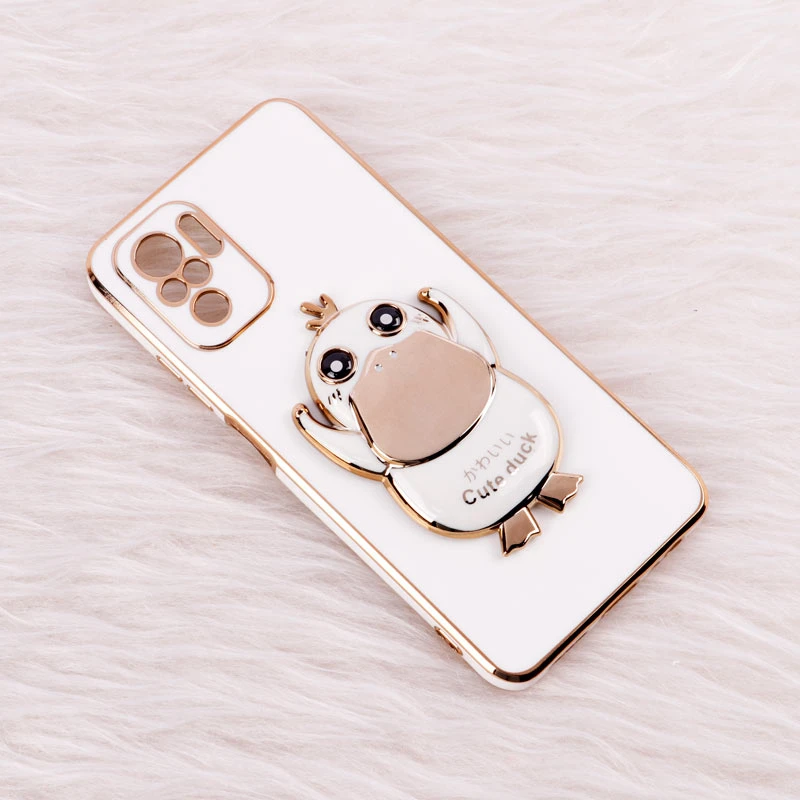 قاب My Case استند Cute Duck محافظ لنزدار Xiaomi Redmi Note 10 4G / Poco M5s