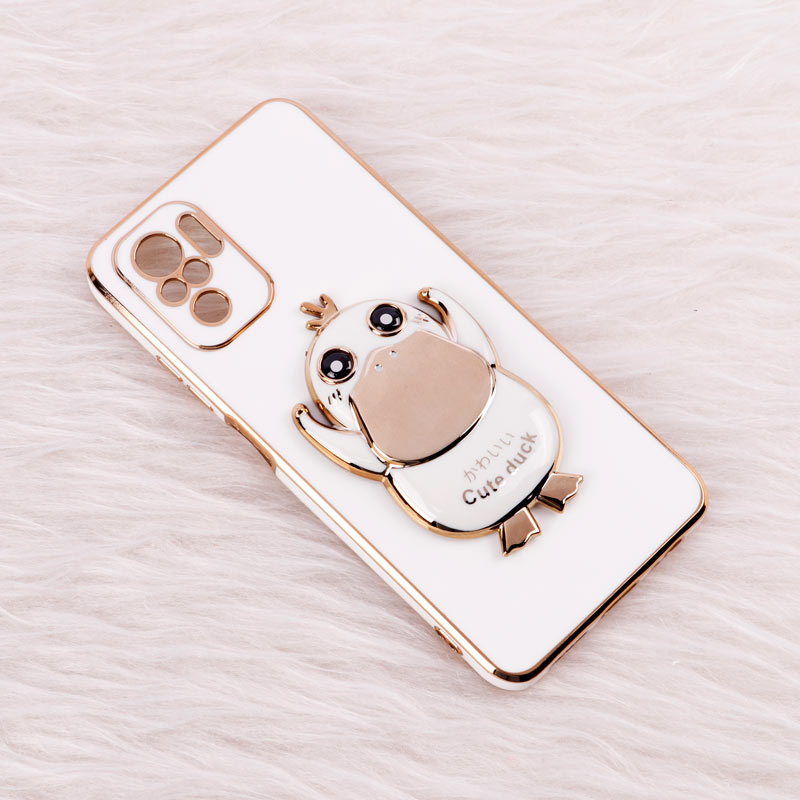 قاب My Case استند Cute Duck محافظ لنزدار Xiaomi Redmi Note 10 4G / Poco M5s
