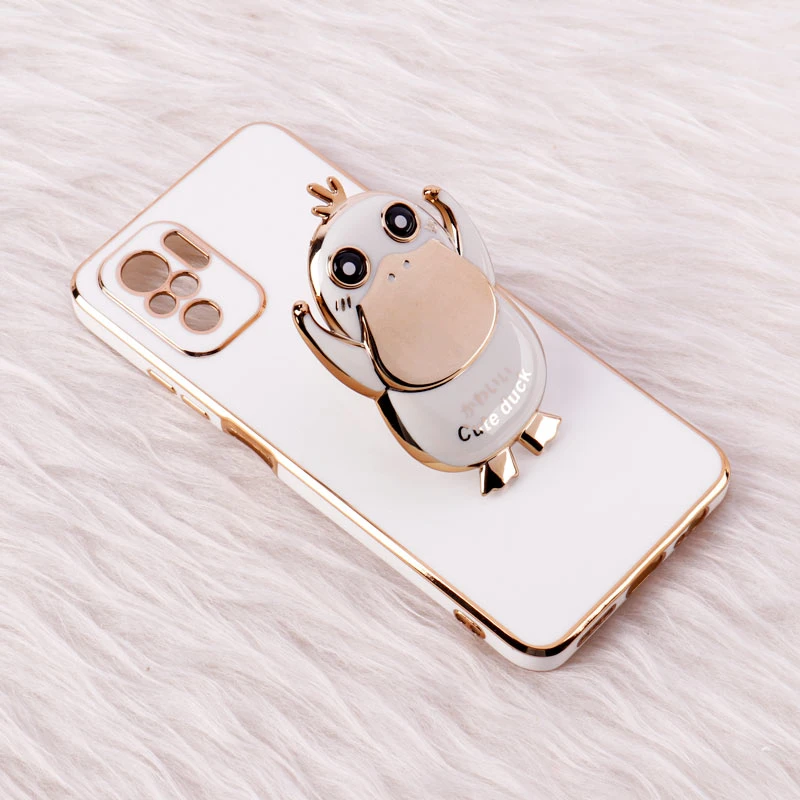 قاب My Case استند Cute Duck محافظ لنزدار Xiaomi Redmi Note 10 4G / Poco M5s