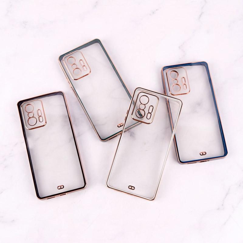 قاب Chrome دور طلایی محافظ لنزدار Xiaomi 11T Pro