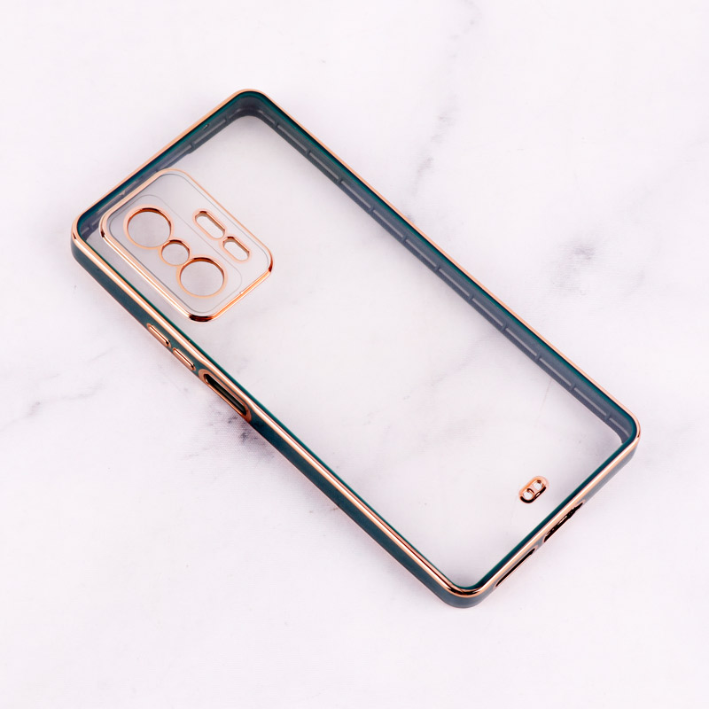 قاب Chrome دور طلایی محافظ لنزدار Xiaomi 11T Pro