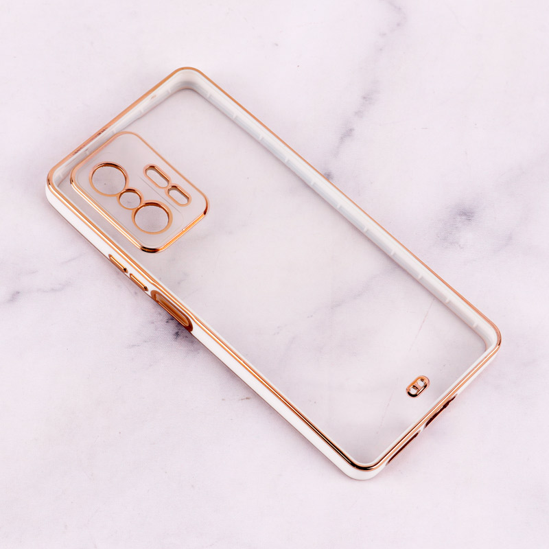 قاب Chrome دور طلایی محافظ لنزدار Xiaomi 11T Pro