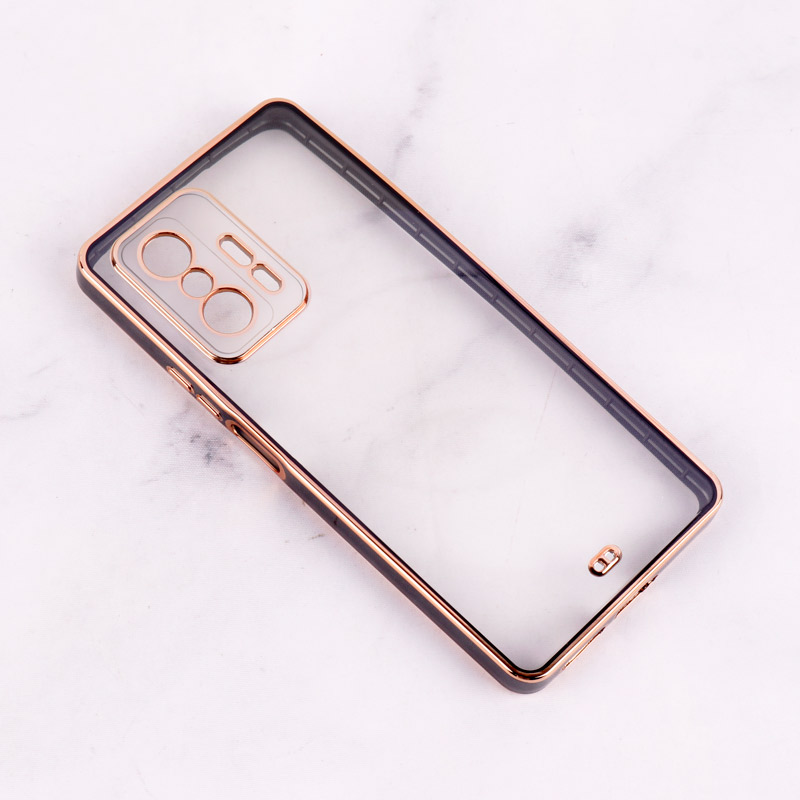 قاب Chrome دور طلایی محافظ لنزدار Xiaomi 11T Pro