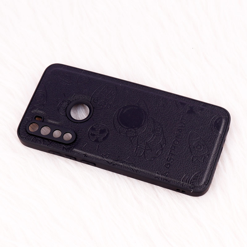 قاب ضد ضربه چرمی Astronaut محافظ لنزدار Xiaomi Redmi Note 8