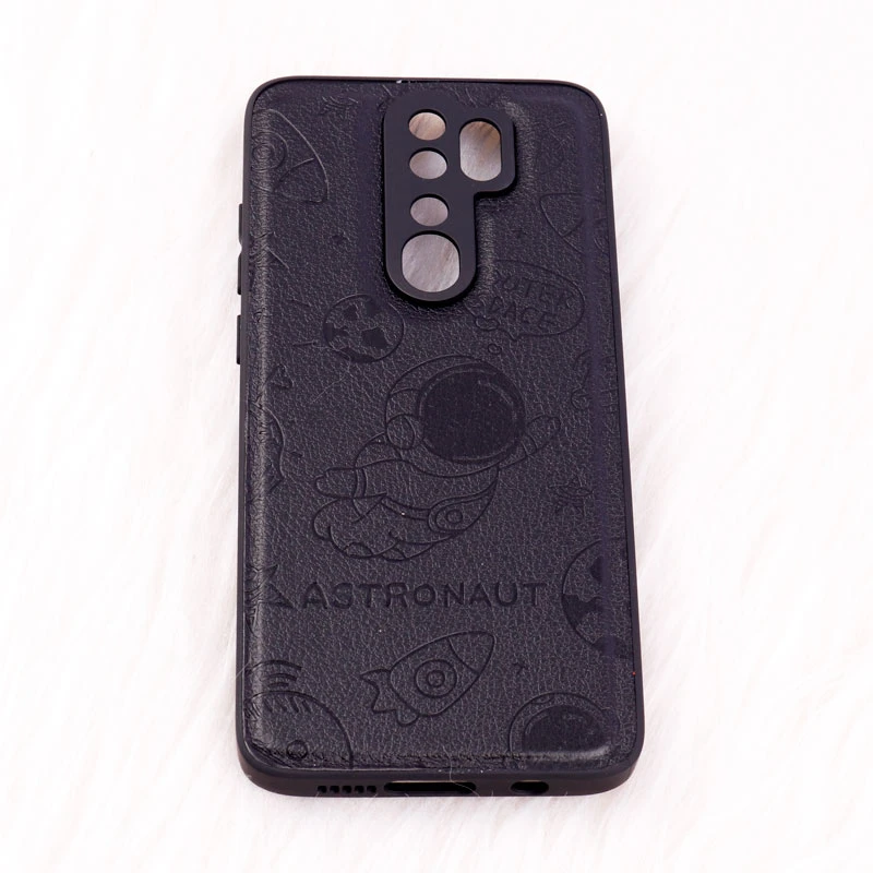 قاب ضد ضربه چرمی Astronaut محافظ لنزدار Xiaomi Redmi Note 8 Pro