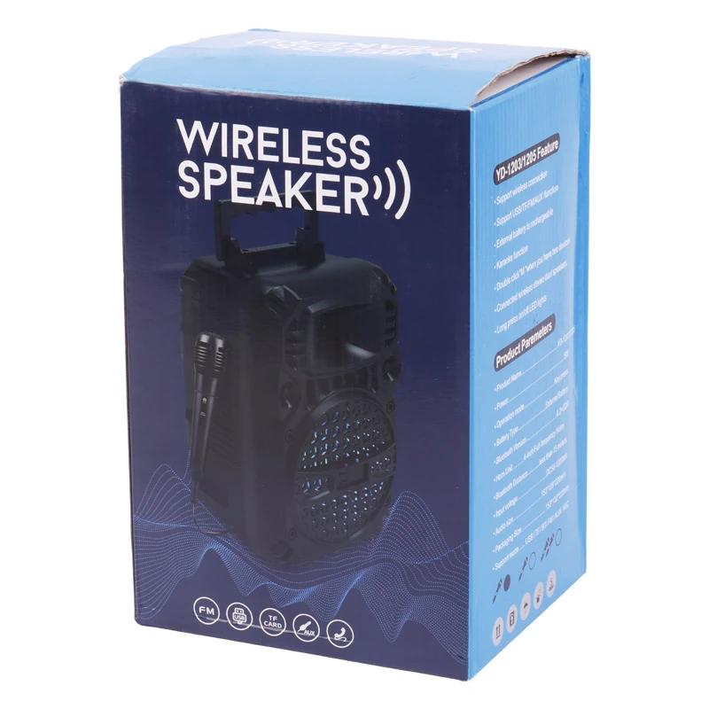 اسپیکر بلوتوثی رم و فلش خور YD-1203 + میکروفون