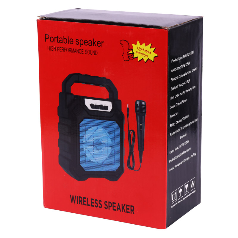 اسپیکر بلوتوثی رم و فلش خور YD-702 + میکروفون