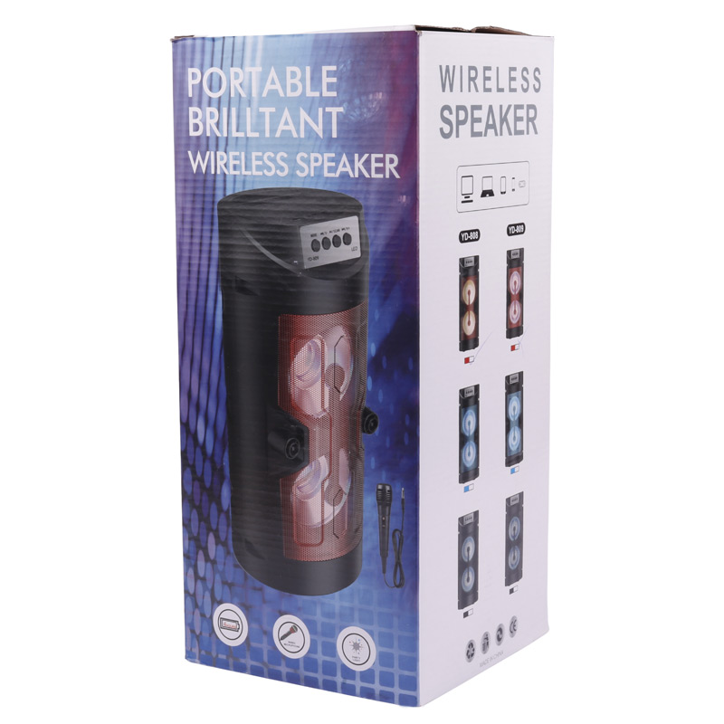 اسپیکر بلوتوثی رم و فلش خور YD-808 + میکروفون