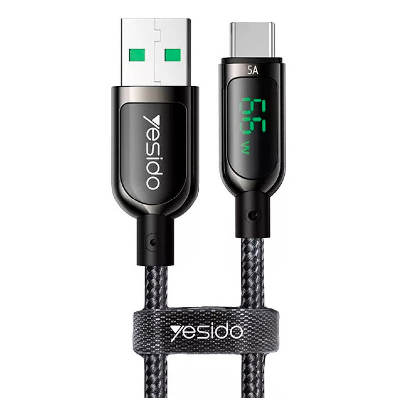 کابل تایپ سی فست شارژ Yesido CA85 5A PD 60W 1.2m