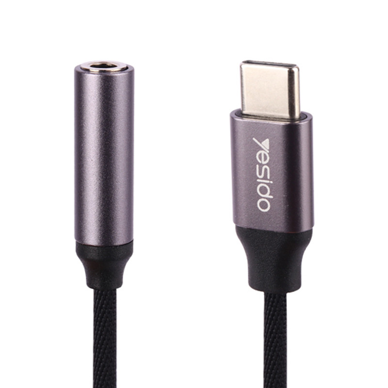 تبدیل Yesido YAU19 Type-C to AUX 12cm