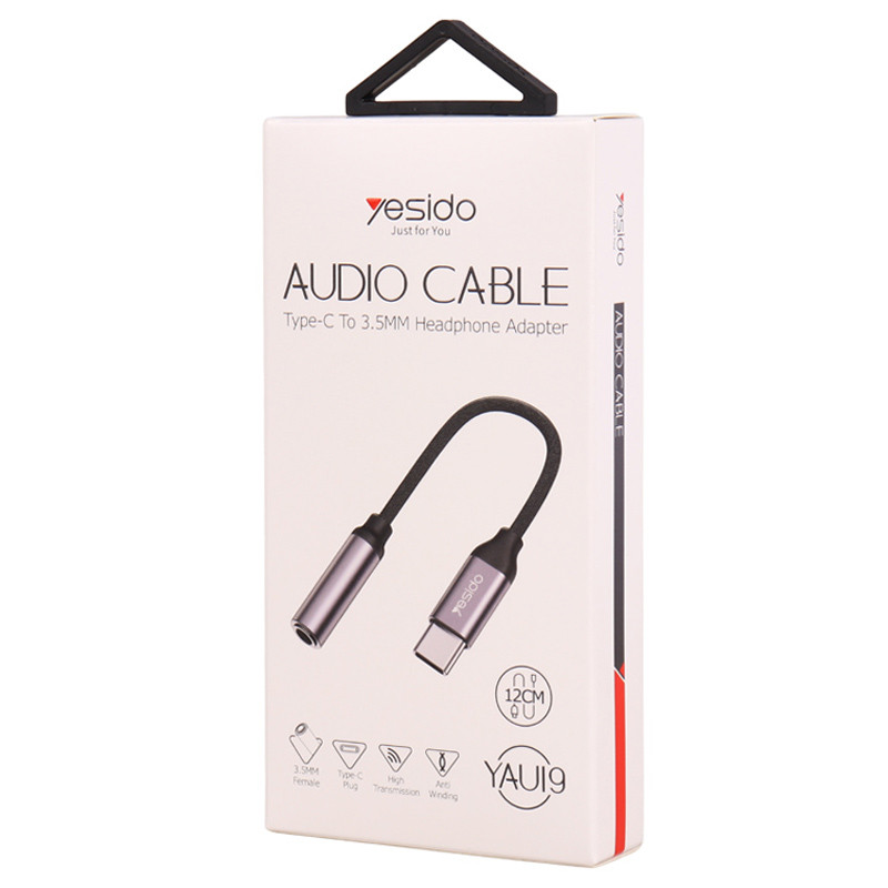 تبدیل Yesido YAU19 Type-C to AUX 12cm