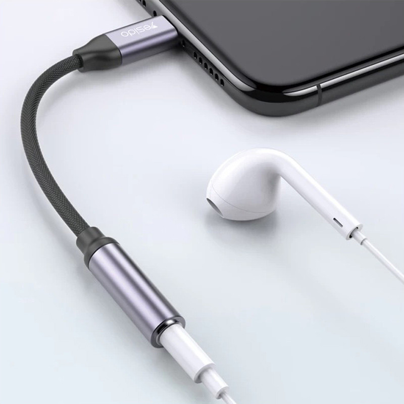 تبدیل Yesido YAU19 Type-C to AUX 12cm