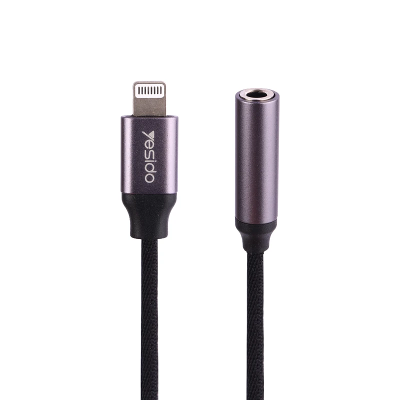 تبدیل Yesido YAU21 Lightning to AUX 12cm