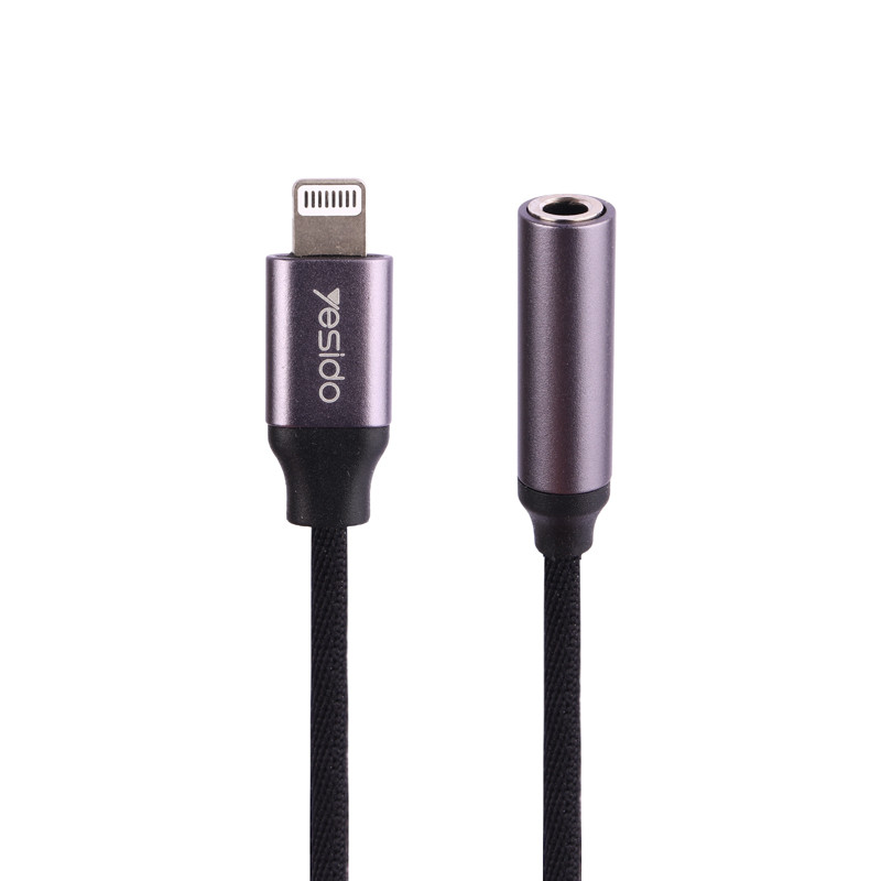 تبدیل Yesido YAU21 Lightning to AUX 12cm