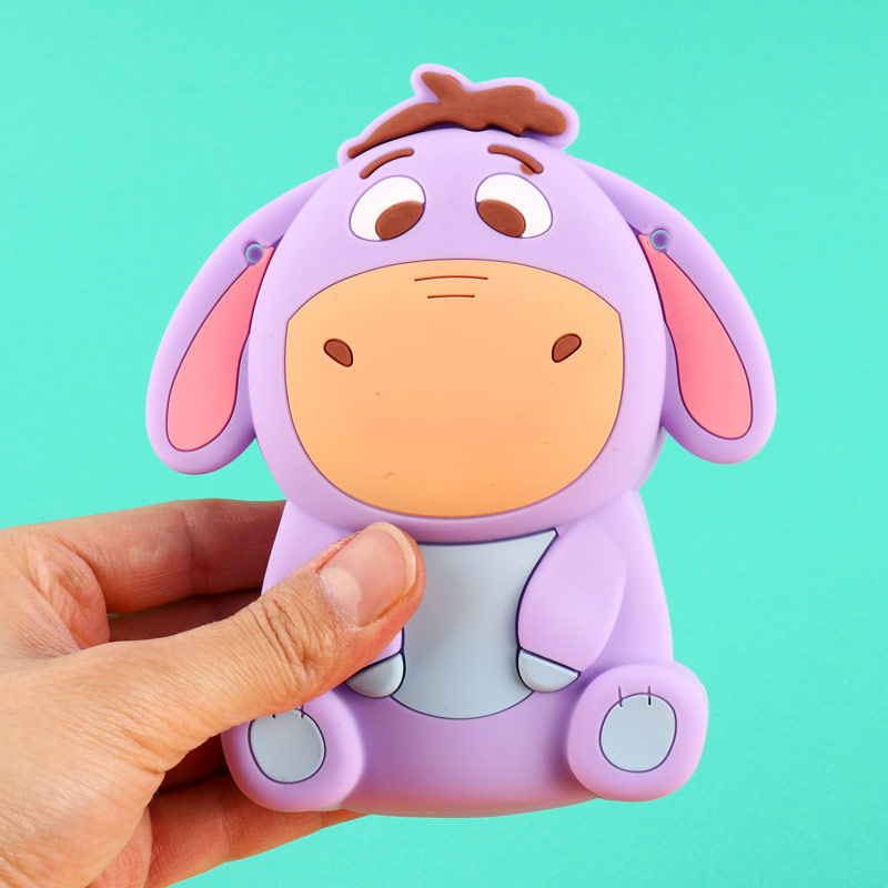 کیف هندزفری سیلیکونی بنددار Eeyore یاسی