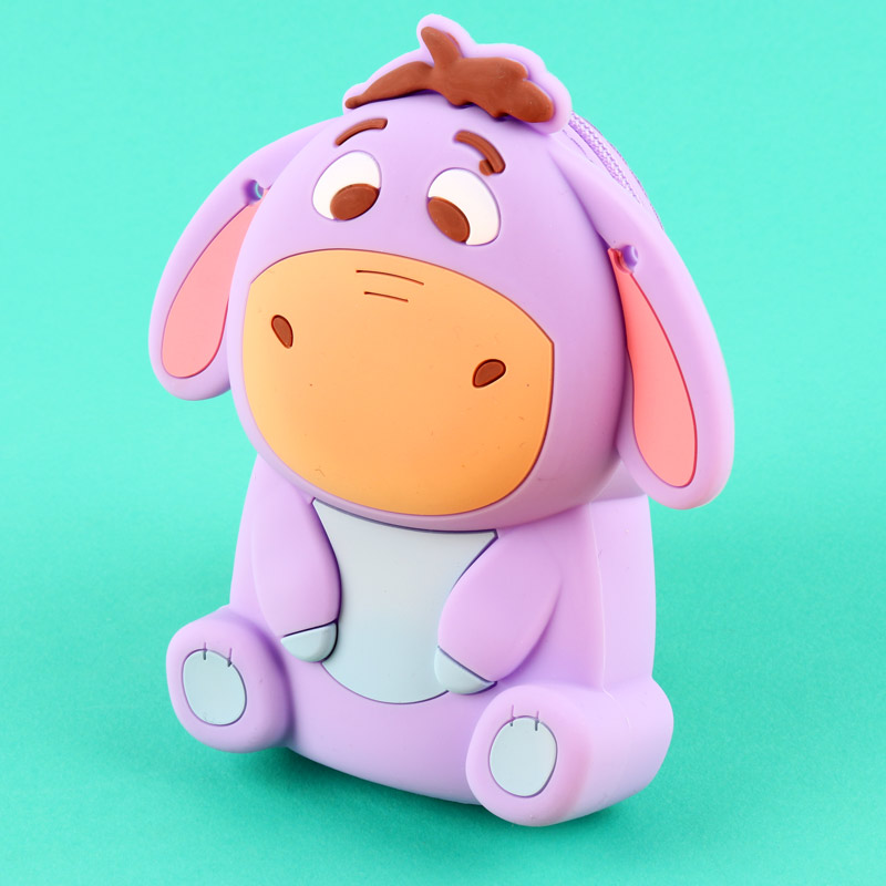 کیف هندزفری سیلیکونی بنددار Eeyore یاسی