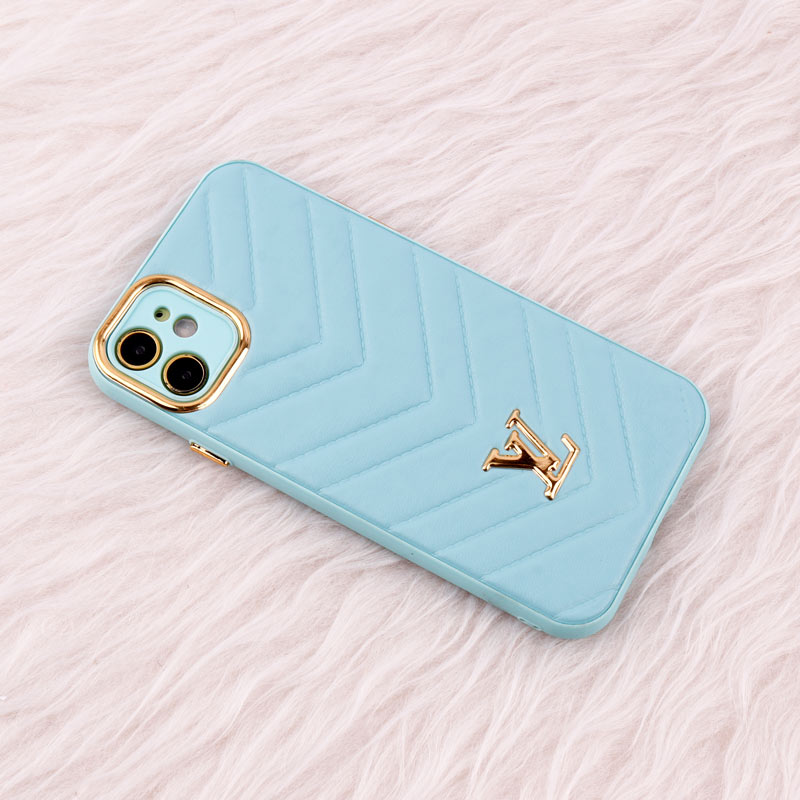 قاب پافر چرمی لوزی محافظ لنزدار iPhone 11
