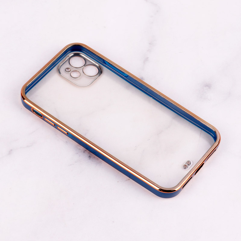 قاب Chrome دور طلایی محافظ لنزدار iPhone 11