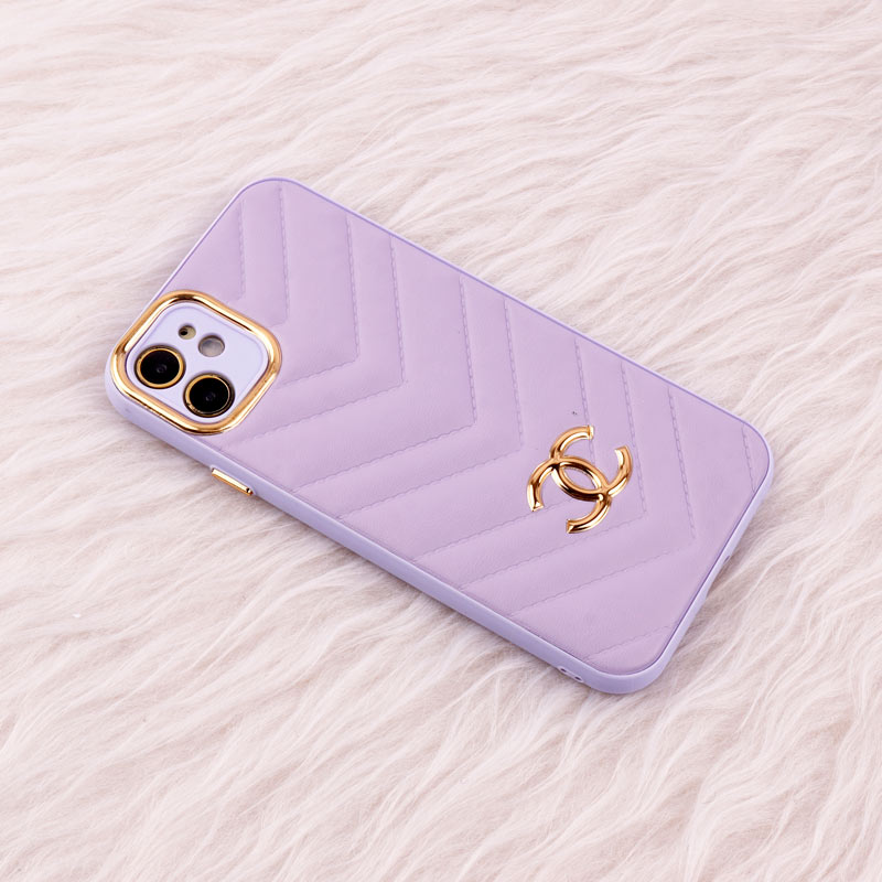 قاب پافر چرمی لوزی محافظ لنزدار iPhone 11