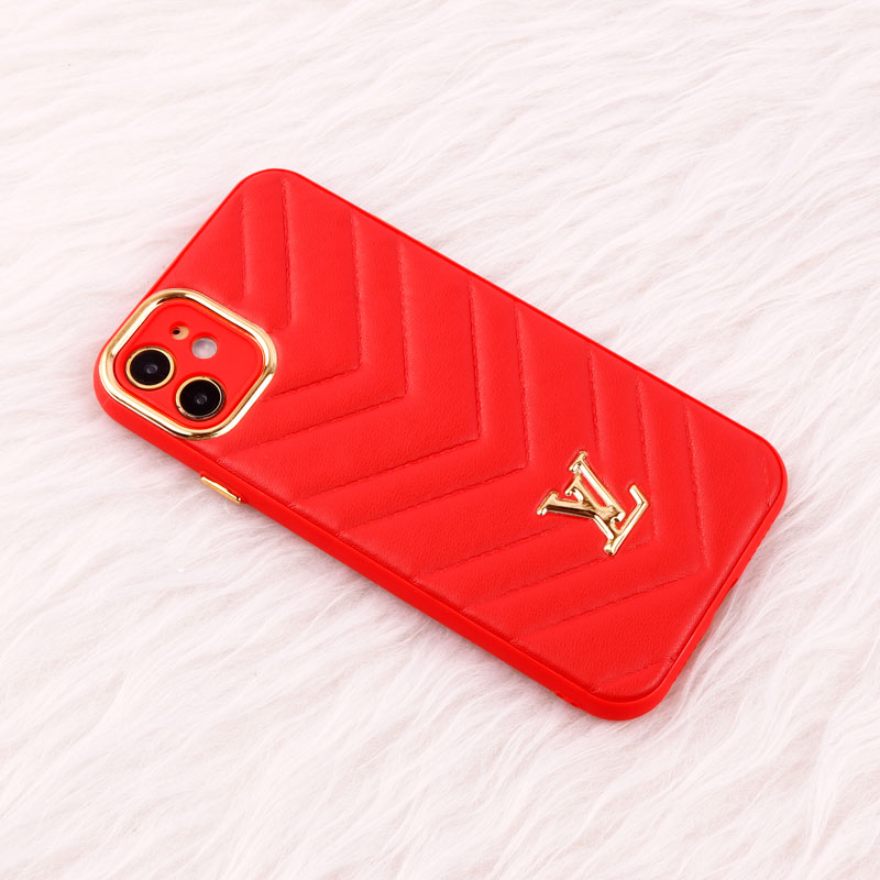 قاب پافر چرمی لوزی محافظ لنزدار iPhone 11