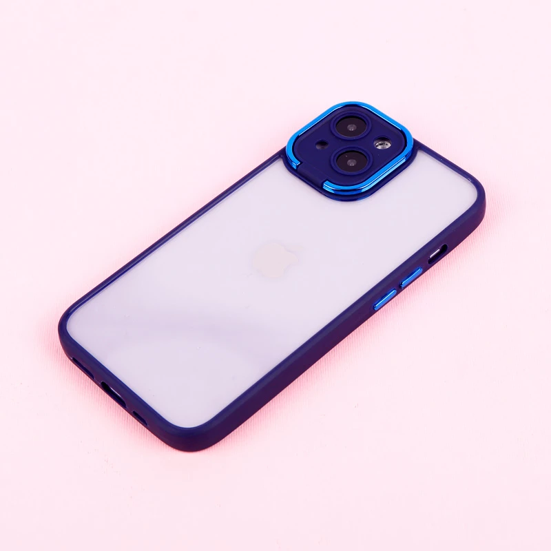 قاب PC آیفون iPhone 14 متال ایرون محافظ لنزدار