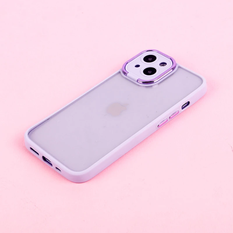 قاب PC آیفون iPhone 14 متال ایرون محافظ لنزدار