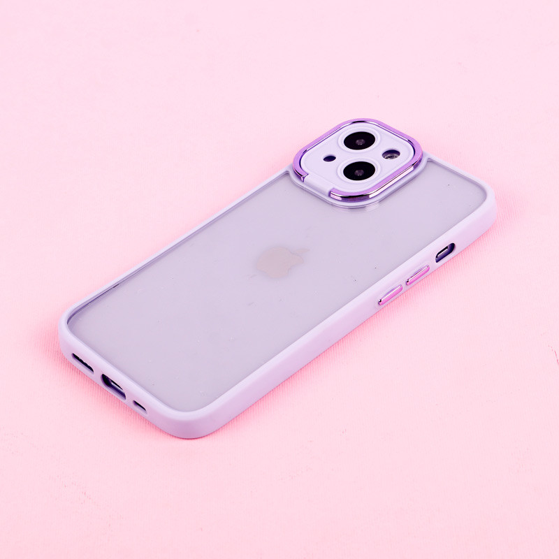 قاب PC آیفون iPhone 14 متال ایرون محافظ لنزدار
